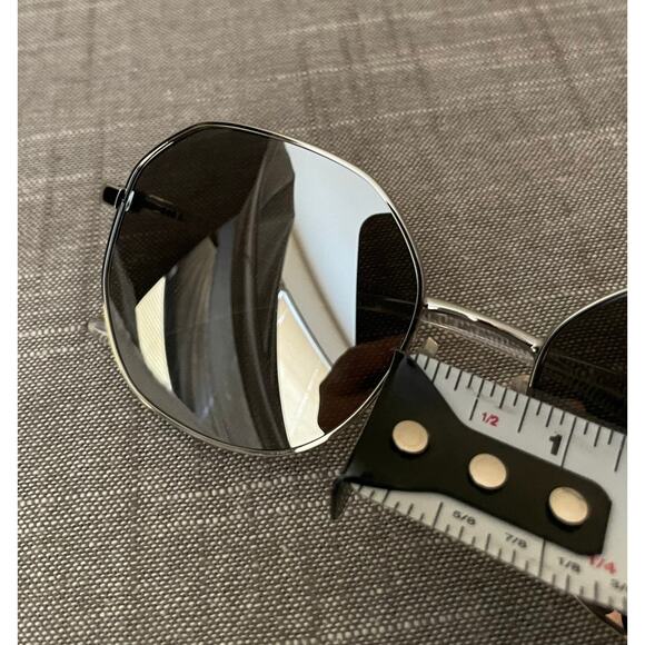 New Michael Korks MK1078 Oahu Womens Silver Clear Sunglasses main image 8